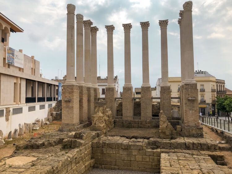 roman ruins in Cordoba Spain