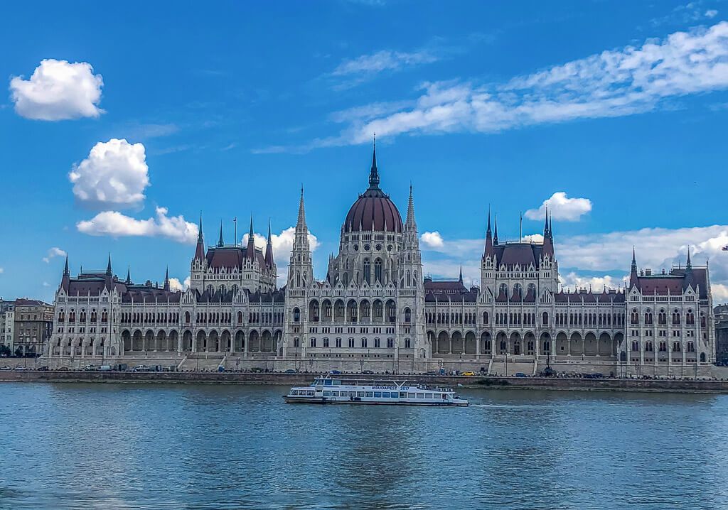 Hungarian Parliament along the River Danube