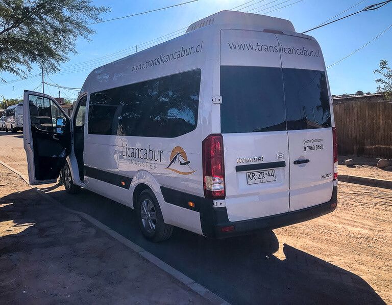 minibus transfer calama to San Pedro town