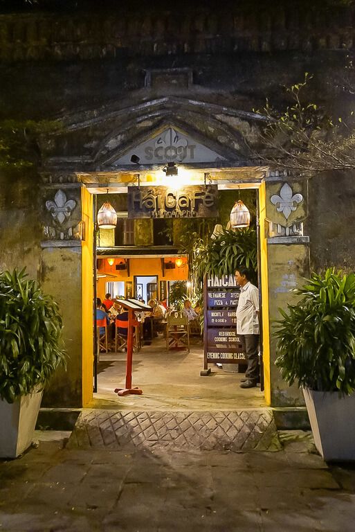 Entrance to a restaurant in Hoi An Ancient town