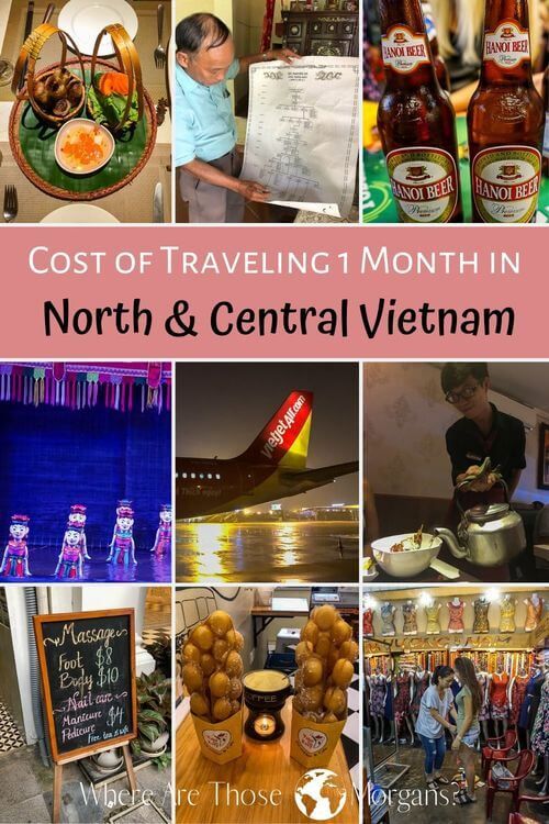 Cost of traveling 1 month in north and Central Vietnam