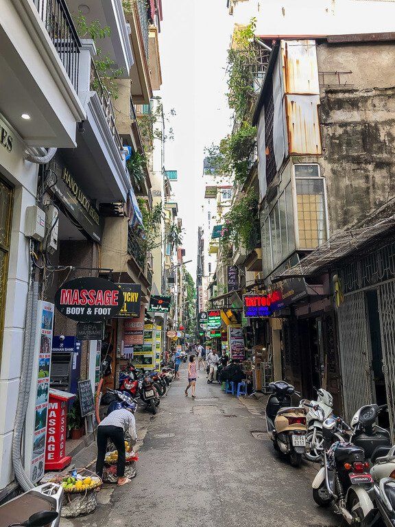 2 days is enough time to spend walking the narrow streets of hanoi