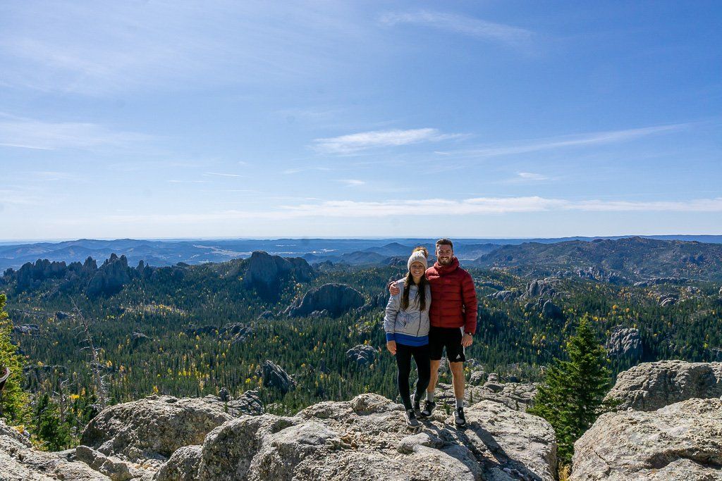 Mark and Kristen in Black Elk Peak