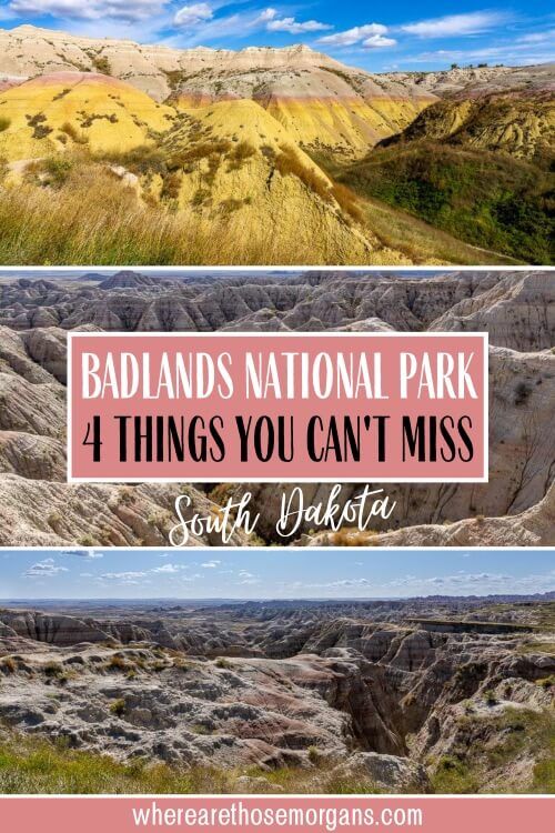 4 things you can't miss at badlands national park South Dakota
