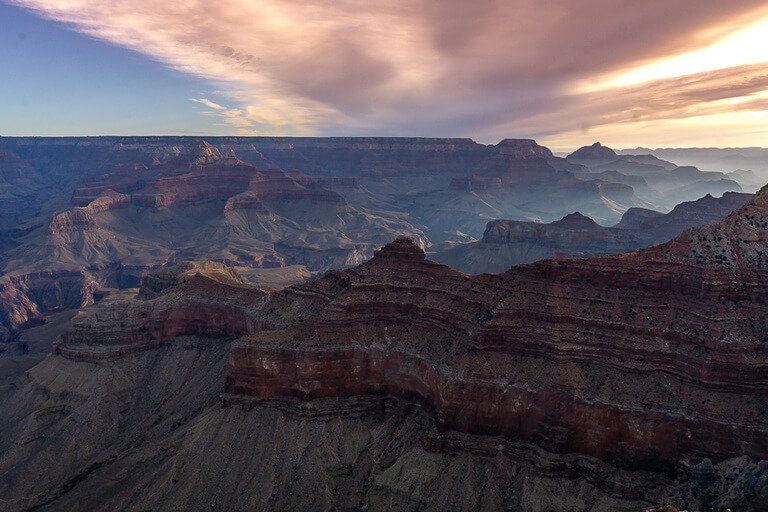 Grand Canyon sunrise included with America the beautiful national park pass
