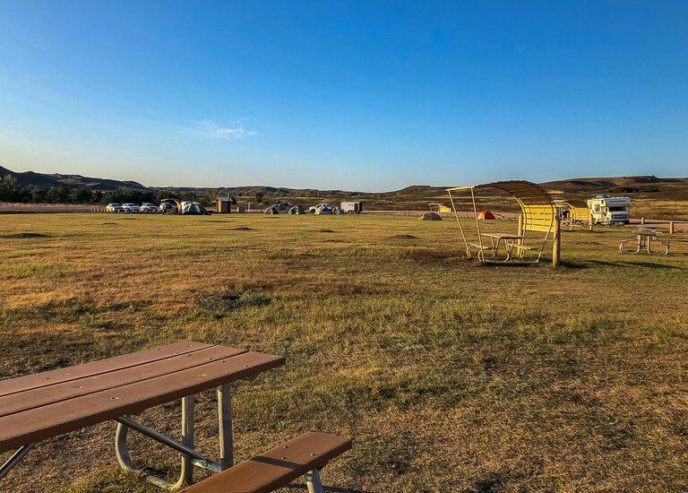 Sage creek campground badlands national park
