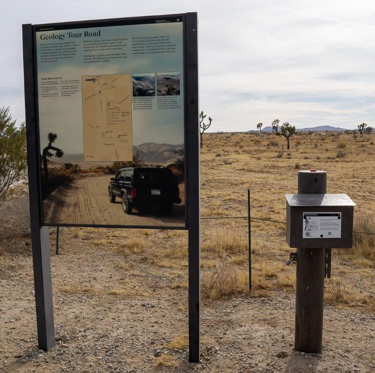 Geology tour 4 wheel drive road California