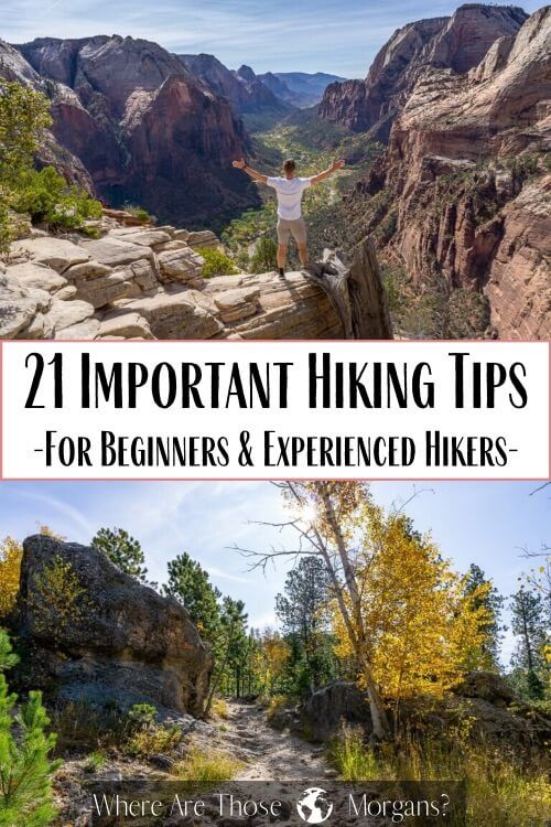 21 important hiking tips for beginners and experienced hikers