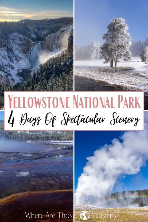 Yellowstone National park 4 days of spectacular scenery