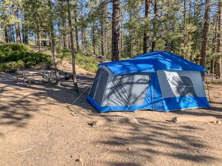  Sitio de camping Bryce Canyon Sunset campground big open space