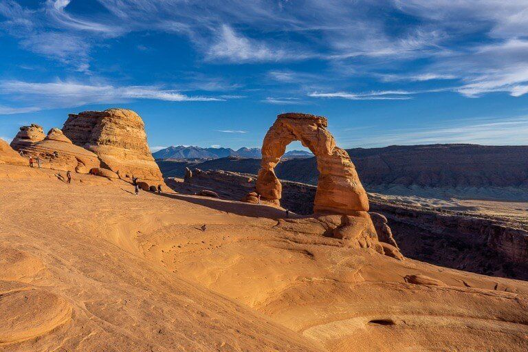Arches National Park Delicate Arch before sunset