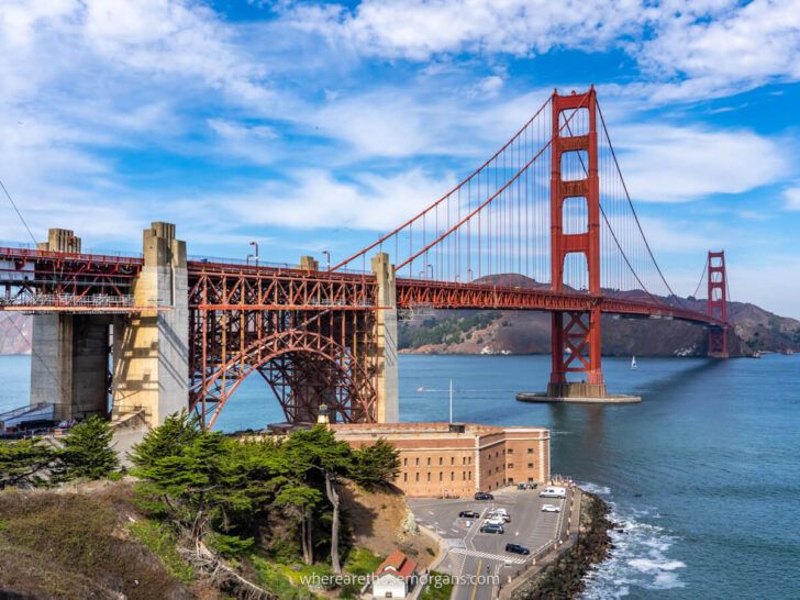 Battery East has one of the best views over Golden Gate Bridge in San Francisco California