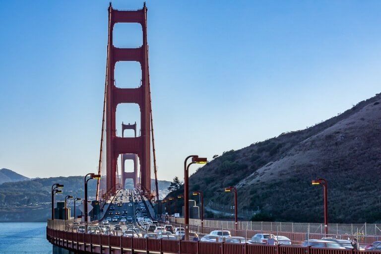 Golden Gate Bridge Vista Point One of best views of bridge in San Francisco
