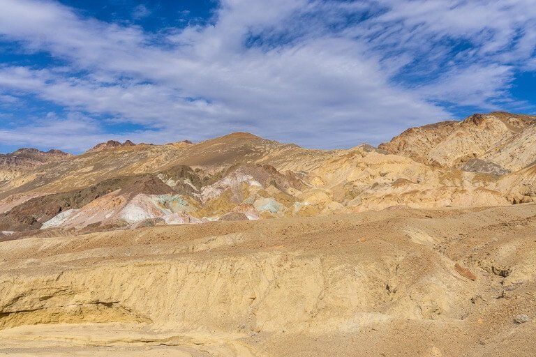 Artists Palette colorful mounds Death Valley things to do in one day itinerary