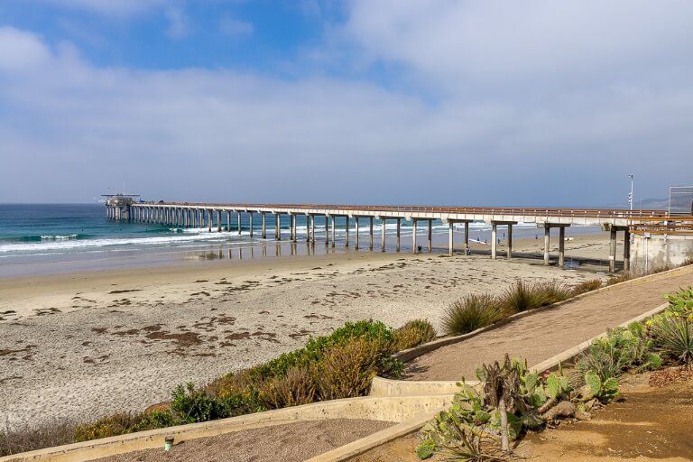 Scripps Pier near La Jolla California