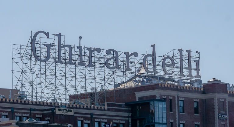 Ghirardelli Square in fisherman's wharf