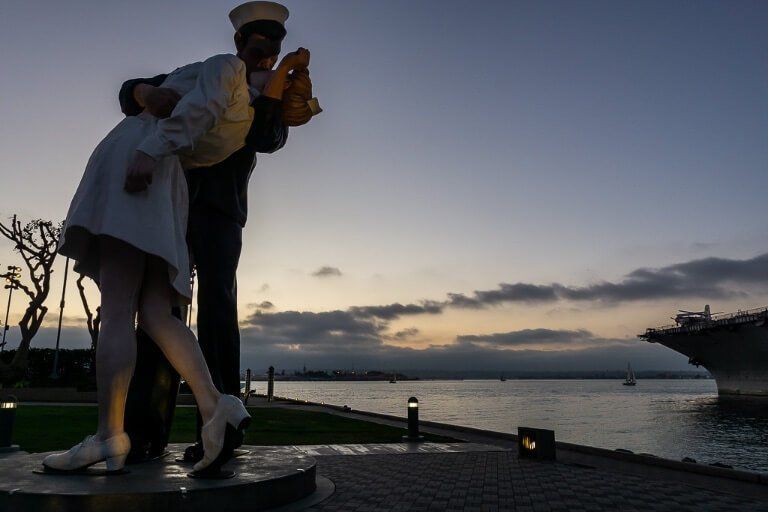 Statue of Unconditional Surrender San Diego Embarcadero