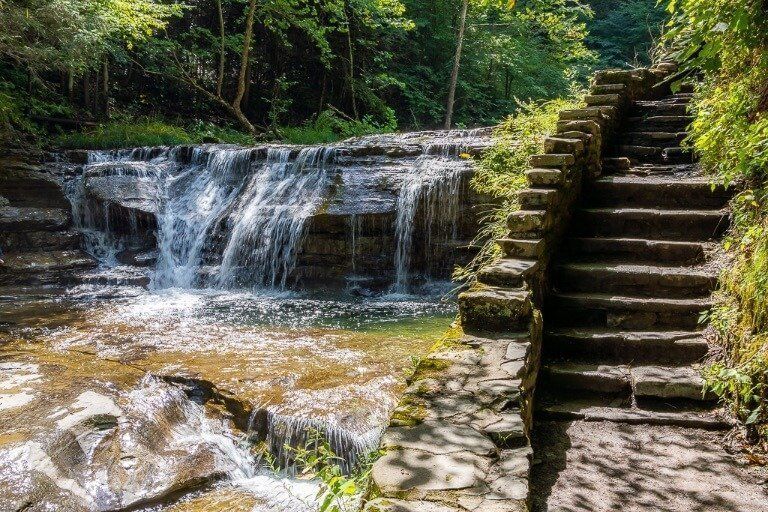 Lots of steep stairs to climb - Picture of Robert Treman State Park, Ithaca  - Tripadvisor