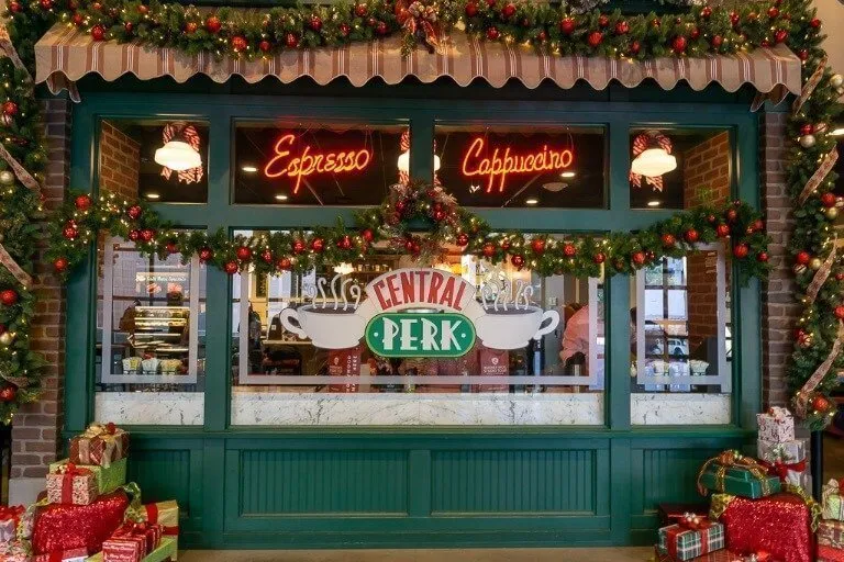 Central Perk set full size at movie studio in Hollywood