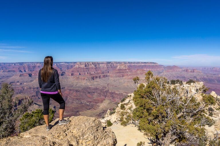 Kristen looking out into incredible landscapes in Arizona