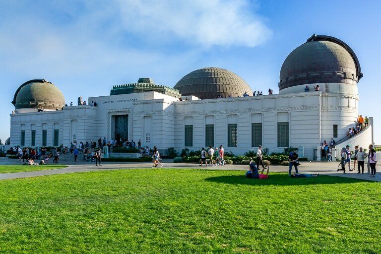 Griffith Observatory Awesome things to do in Los Angeles fantastic museum and planetarium with views over hollywood sign and city