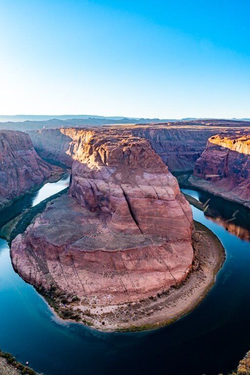 Arizona Colorado River rock formations U bend