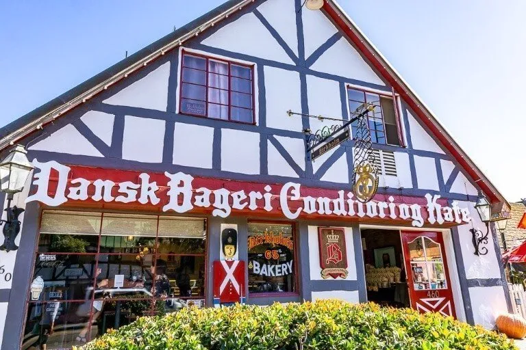 Solvang Danish town in California is unique strange but awesome definitely stop here when driving pacific highway 1 from San Francisco to San Diego along the coast