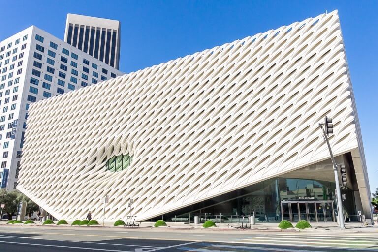 The Broad in Los Angeles downtown art gallery modern