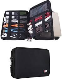 One of the all time best gifts for a traveler is a good quality electronics organizer for storing cables gadgets iPads and so much more
