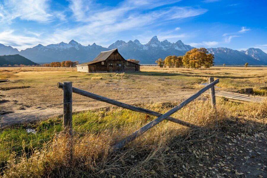 Mormon Row TA Moulton Barn one of the best things to see on a Grand Teton National Park itinerary
