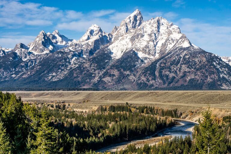Snake river overlook one of best photography locations inside grand teton national park