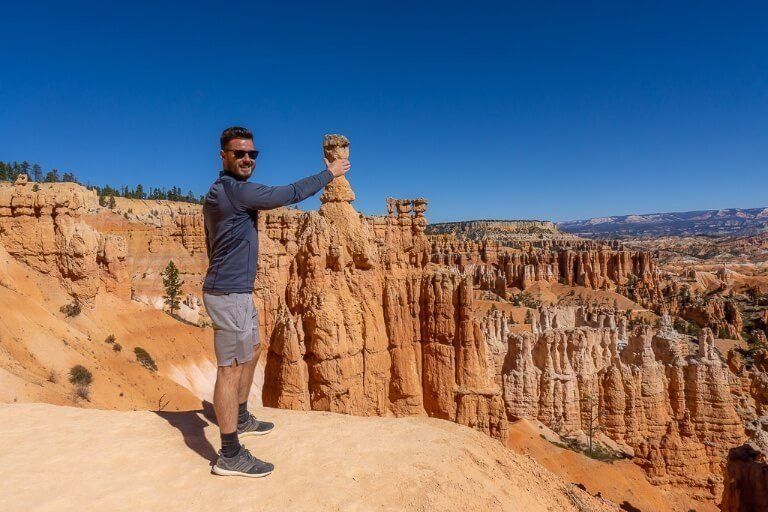 Mark seeing if he is worthy of thor's hammer in utah