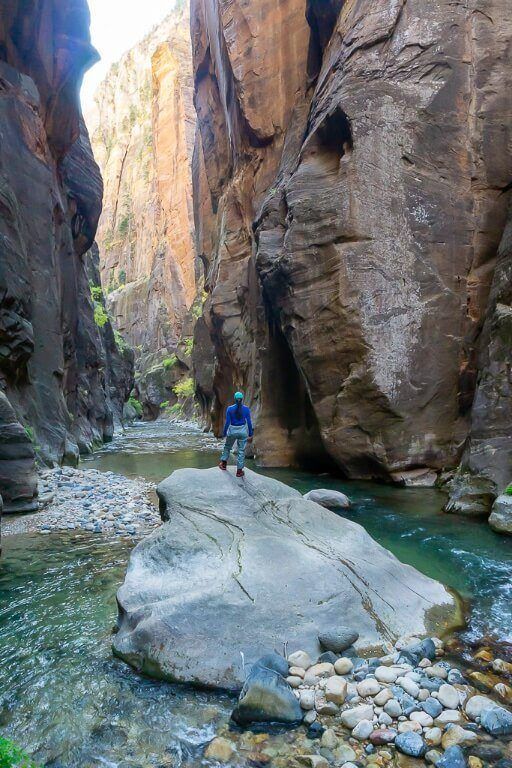 Kristen where are those morgans standing proud on the end of a huge boulder in a river slot canyon in utah