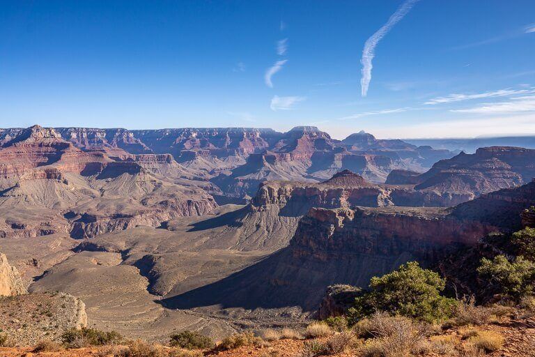 Looking to the East from South Kaibab trail and Yaki Point Stunning landscape