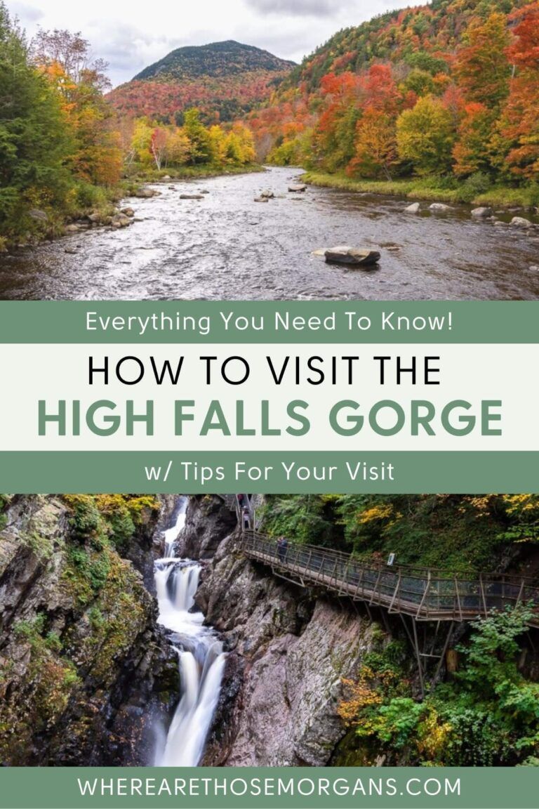 High Falls Gorge Lake Placid NY: Waterfall Hike + Photos