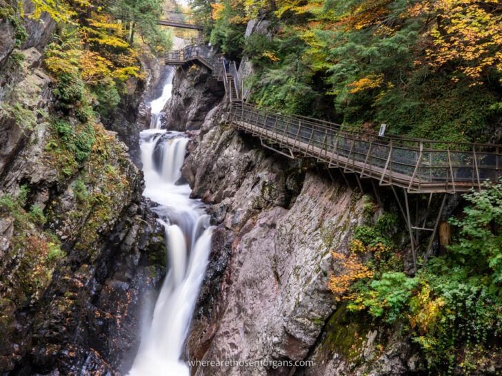 High Falls Gorge Lake Placid NY: Waterfall Hike + Photos