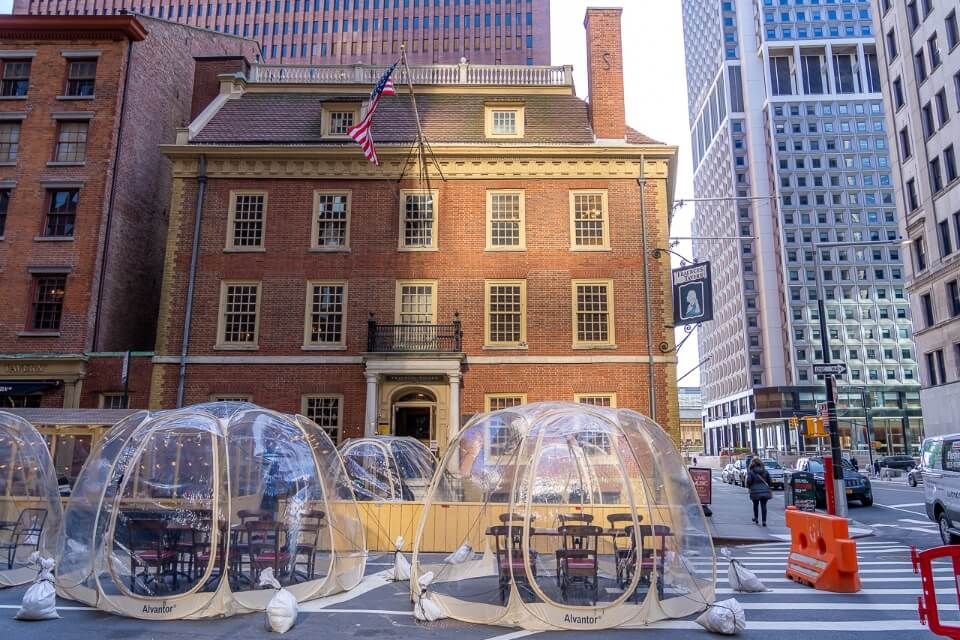 Fraunces Tavern is the perfect place to refuel after sightseeing in Lower Manhattan best things to do historic inn where george Washington thanked his men at the end of the revolutionary war
