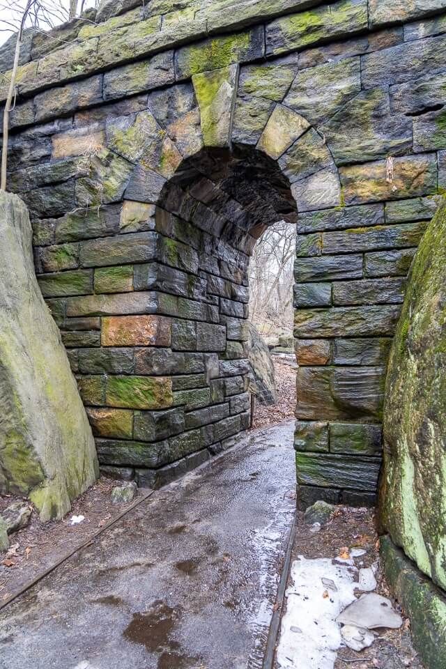 Ramble Stone Arch in the Ramble section of NYC