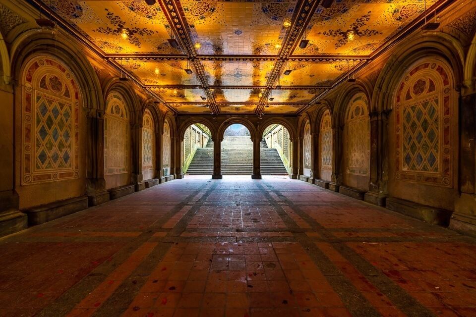 Earth Color Magic: Bethesda Terrace at Night (2020)