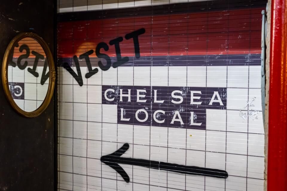 Chelsea market is a very photogenic part of the city to take pictures
