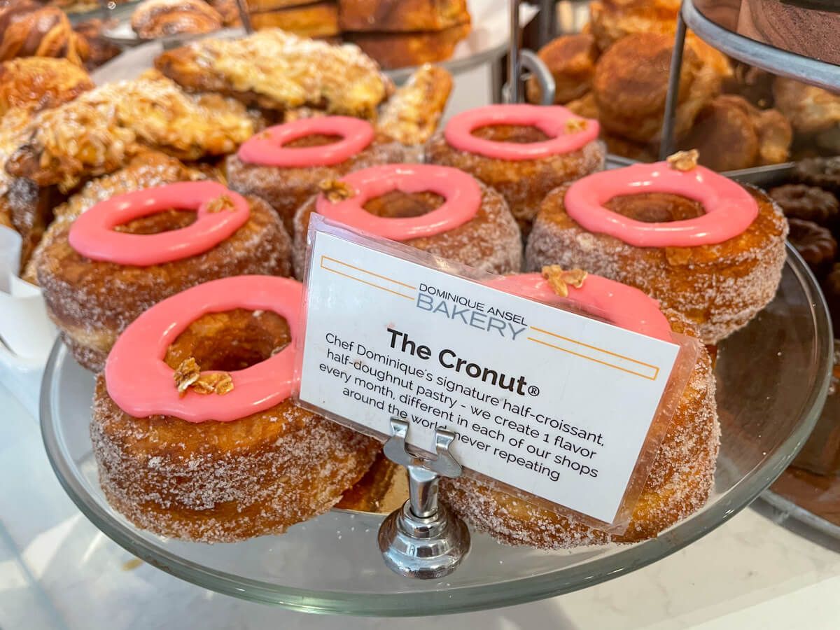 The cronut pastry found in SoHo new york city