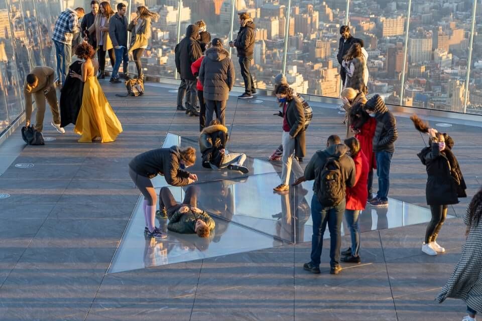 City Climb and The Edge in New York City (climbing & hanging off