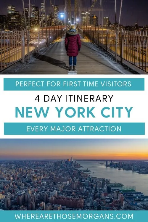 Perfect first time visitor 4 days in new york city itinerary every major attraction