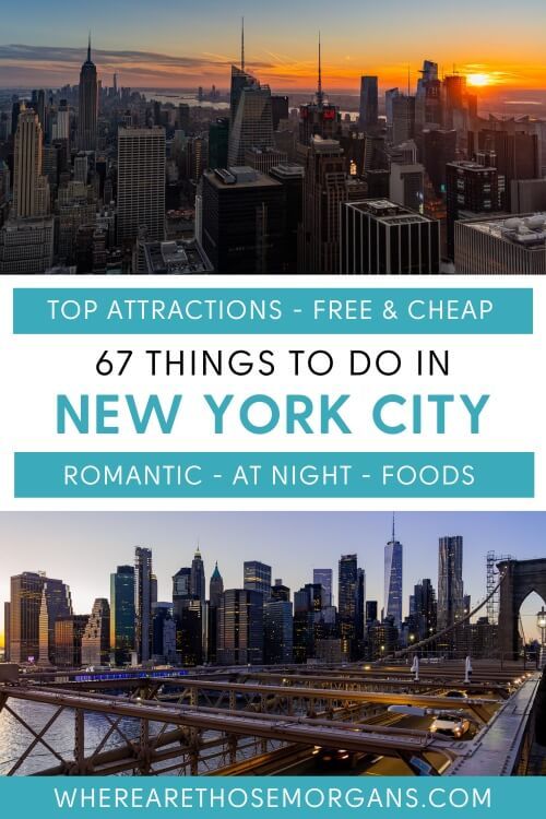 Top attractions Free and Cheap Romantic at night foods 67 things to do in new york city