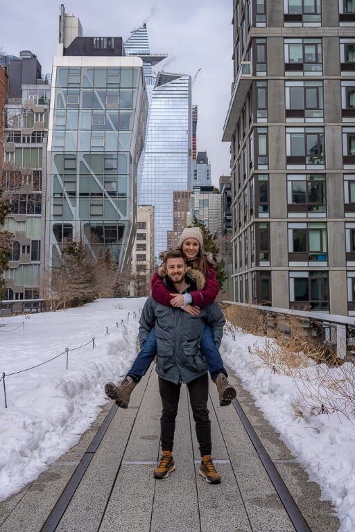 Where are those morgans walking the high line in nyc from chelsea to hudson yards