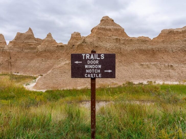 Best Hikes In Badlands National Park Every Trail For All Hiking Abilities Easy to hard and short to long Door Window Castle Notch