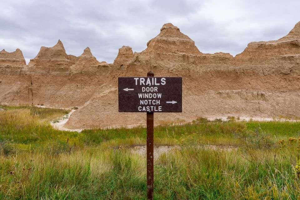Best Hikes In Badlands National Park Every Trail For All Hiking Abilities Easy to hard and short to long Door Window Castle Notch