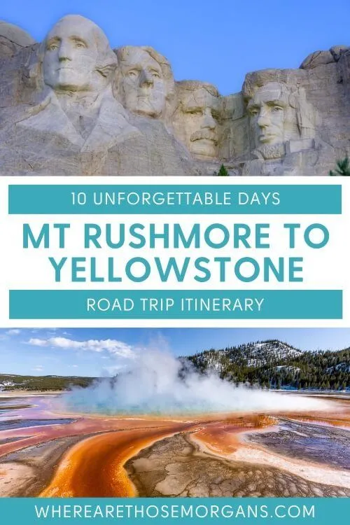 10 oförglömliga dagar mount rushmore till yellowstone road trip resväg