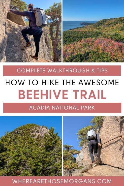 Complete walkthrough and tips how to hike the awesome beehive trail acadia national park