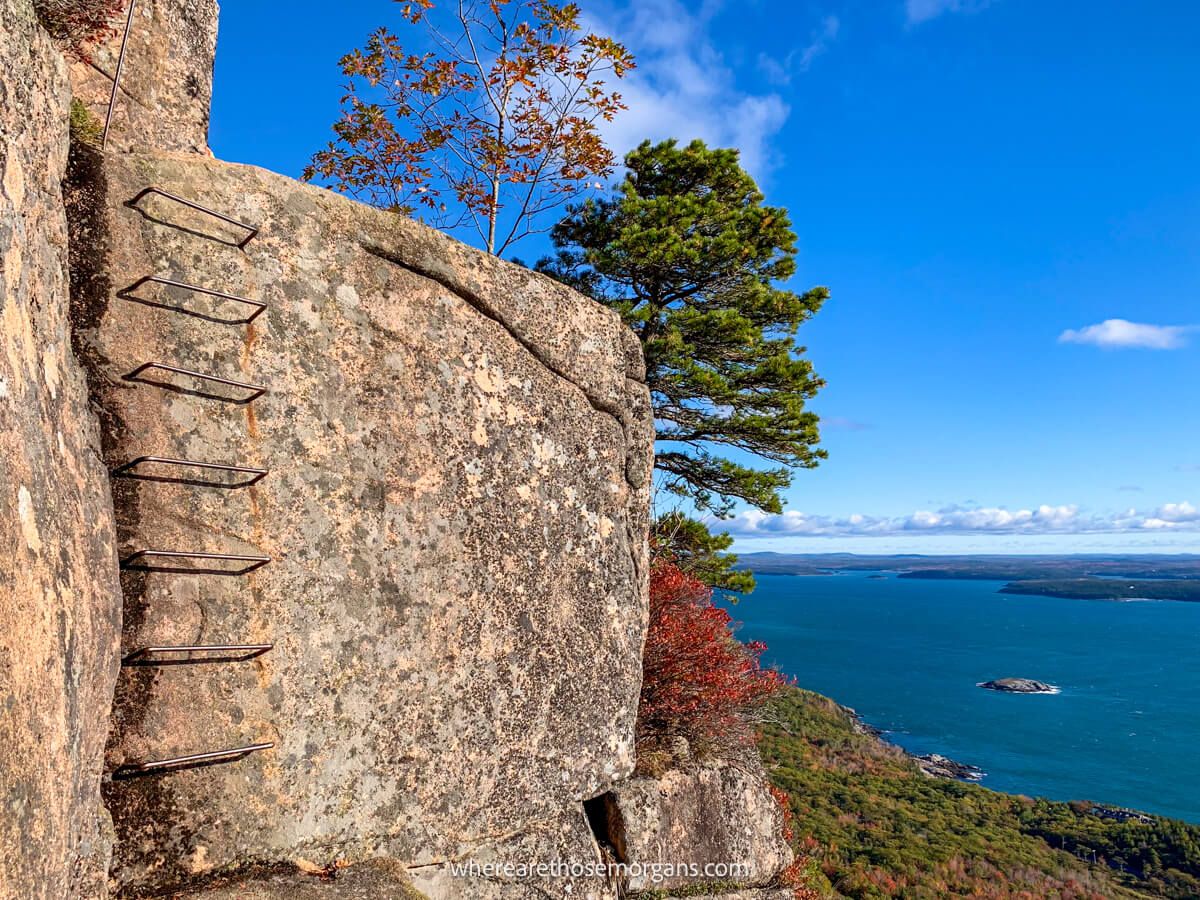 Our Climb Up The Precipice Trail In Acadia National Park